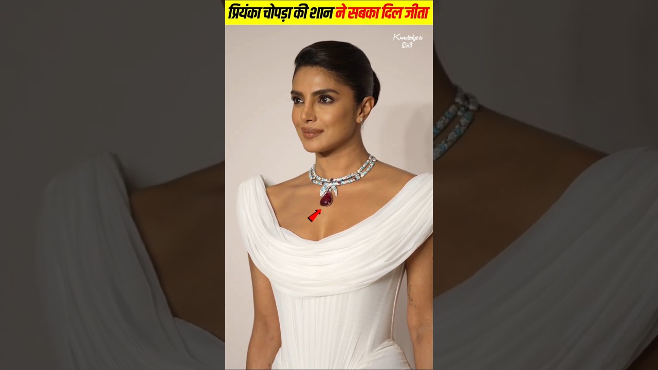 Priyanka Chopra stuns in royal look at Bulgari event #PriyankaChopra, #BulgariEvent #bollywood