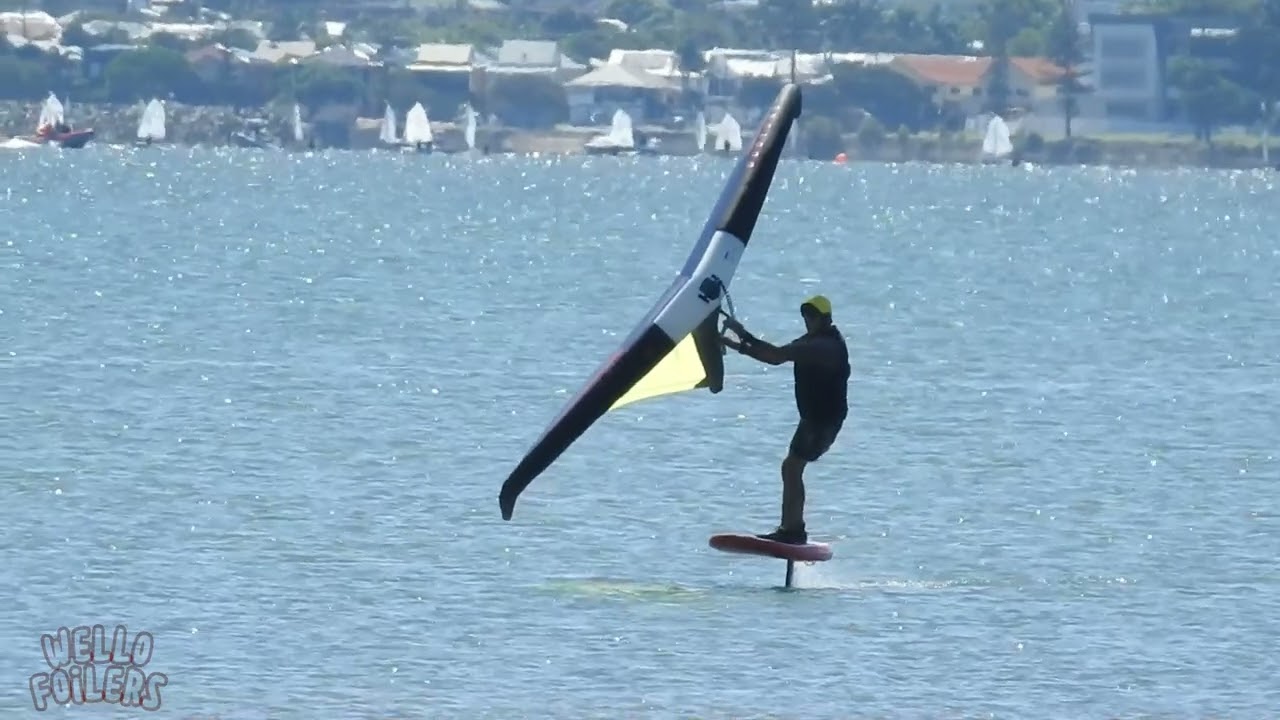 How I gybe my wingding in light wind Wingfoiling