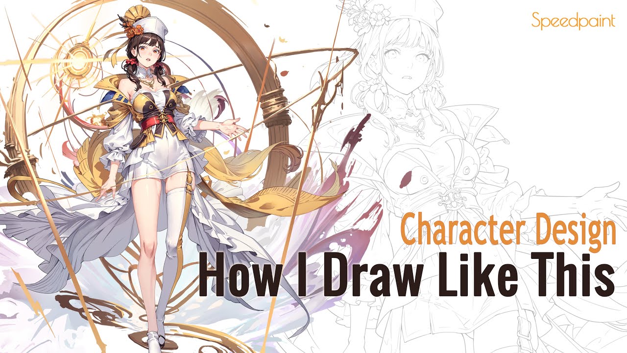 Create Your DREAM Character!Painting process,Speedpaint with Photoshop
