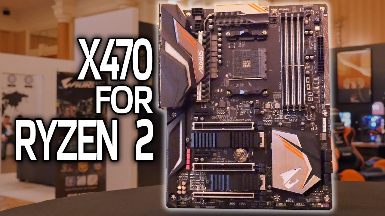 First X470 Motherboard for Ryzen 2!