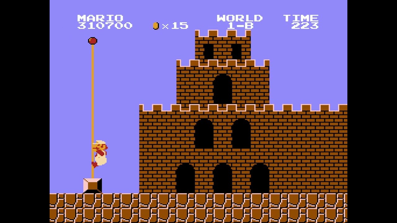 New Strange Mario Bros. (SMB1 Hack, V05-05-2001 Version) - Axeless Gameplay (Worlds 1-1 to 1-37)