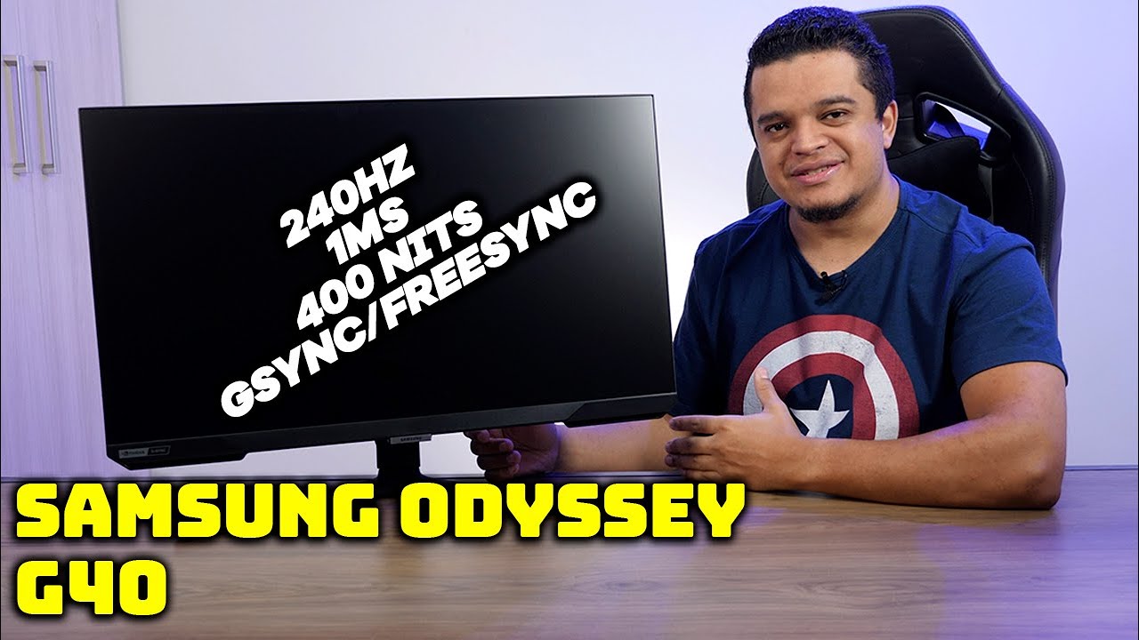UM EXCELENTE MONITOR DE 240HZ - SAMSUNG ODYSSEY G40