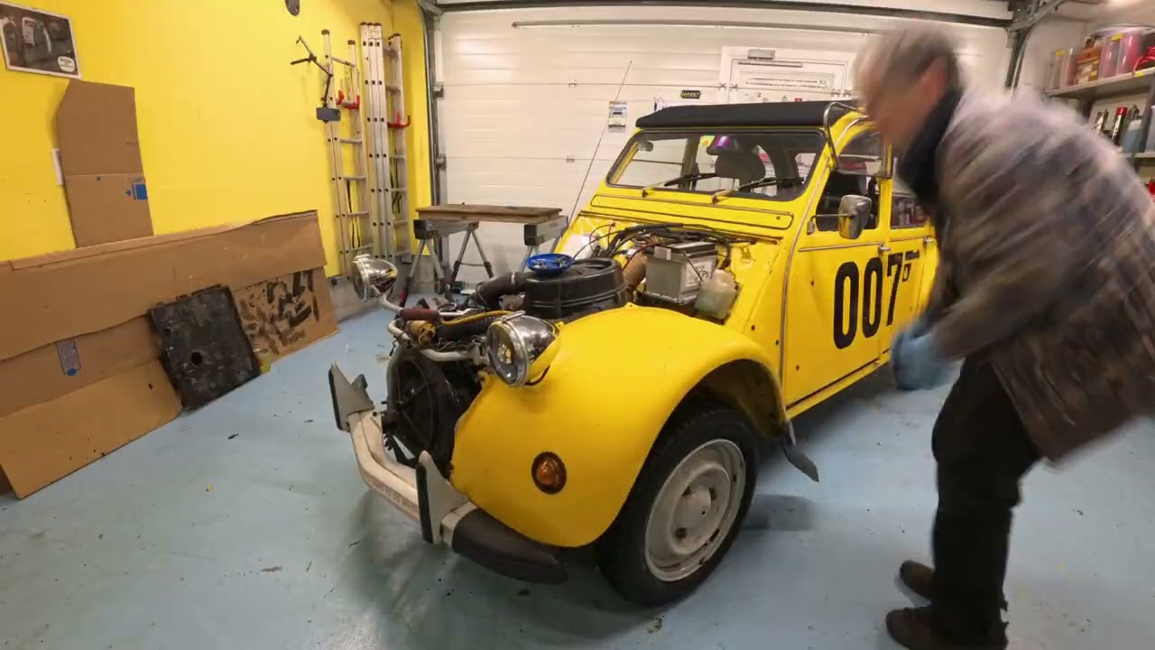 2CV Getriebewechsel