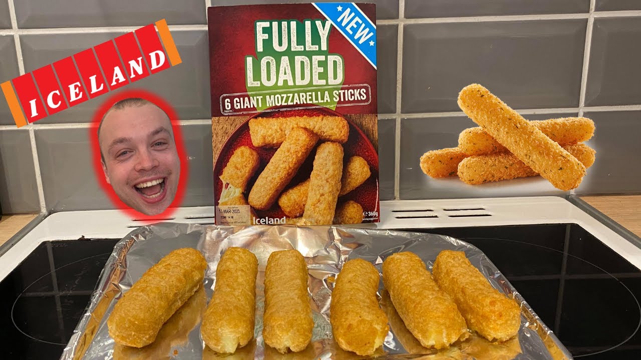 6 Giant Mozzarella Sticks | Iceland | Fully Loaded | Food Review