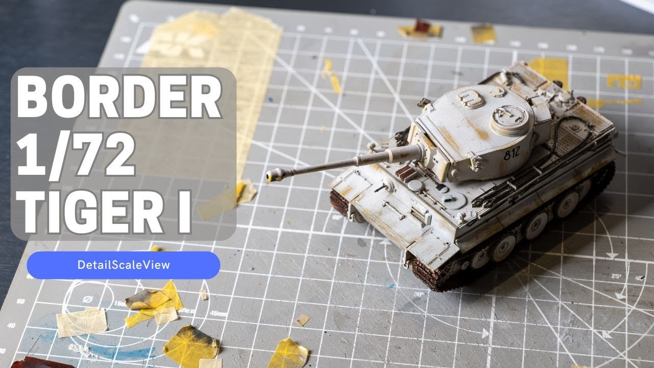 Обзор сборки Border Model 1/72 Tiger I (TK7203)