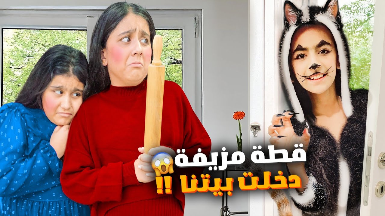 К нам в дом забралась злая фальшивая кошка. Хелен и Хэви её боялись. Она била их и сошла с ума.