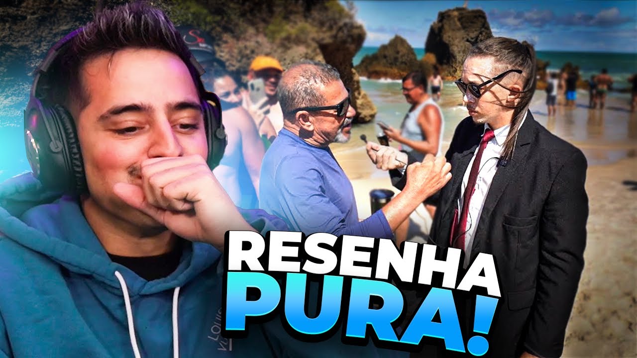 CORINGA REAGINDO AO MIZAEL: DE MALA E CUIA EM BEIRA MAR! MUITA RESENHA KKKKK