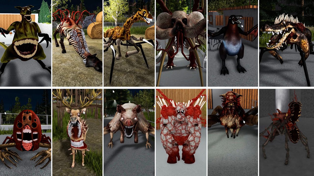 Zoochosis - ALL Animal Monsters & Morphs