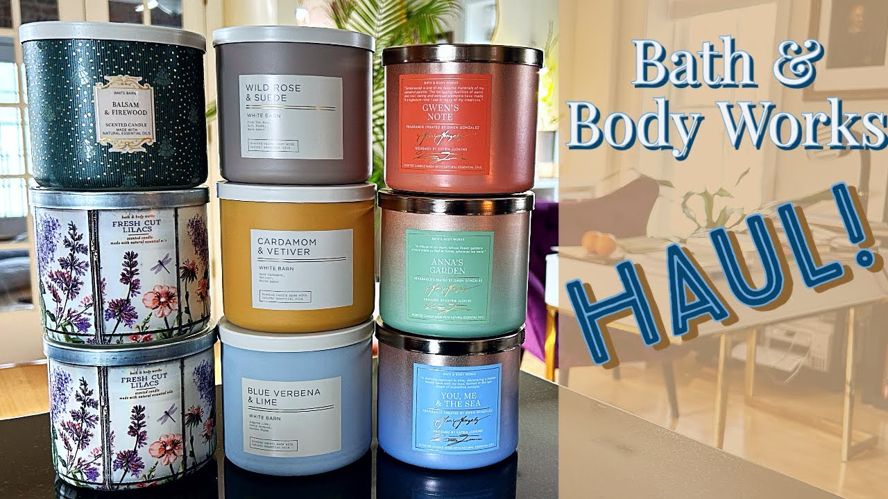 Bath & Body Works haul 🛍️ featuring You, Me & the Sea 🛍️ and Blue Verbena & Lime