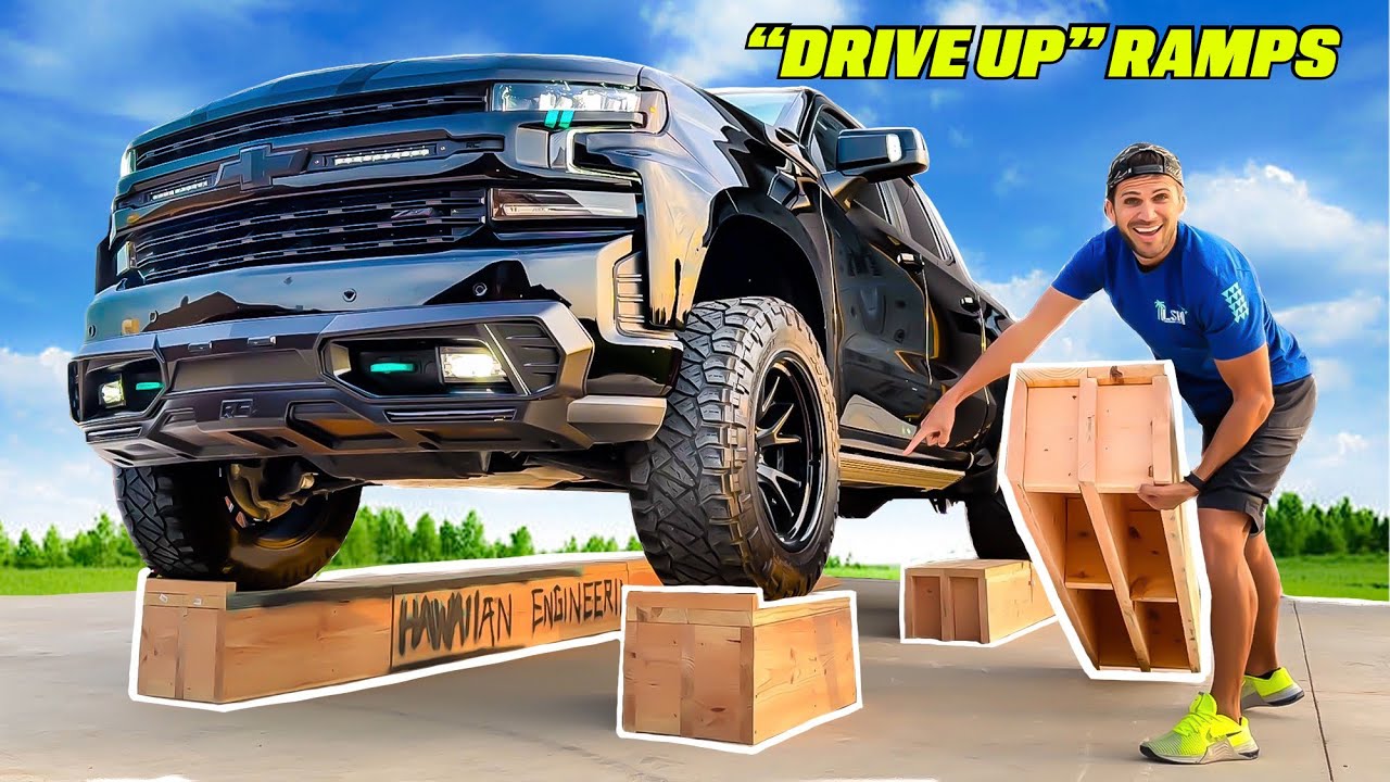 I WISH I BUILT THIS CAR RAMP A LONG TIME AGO