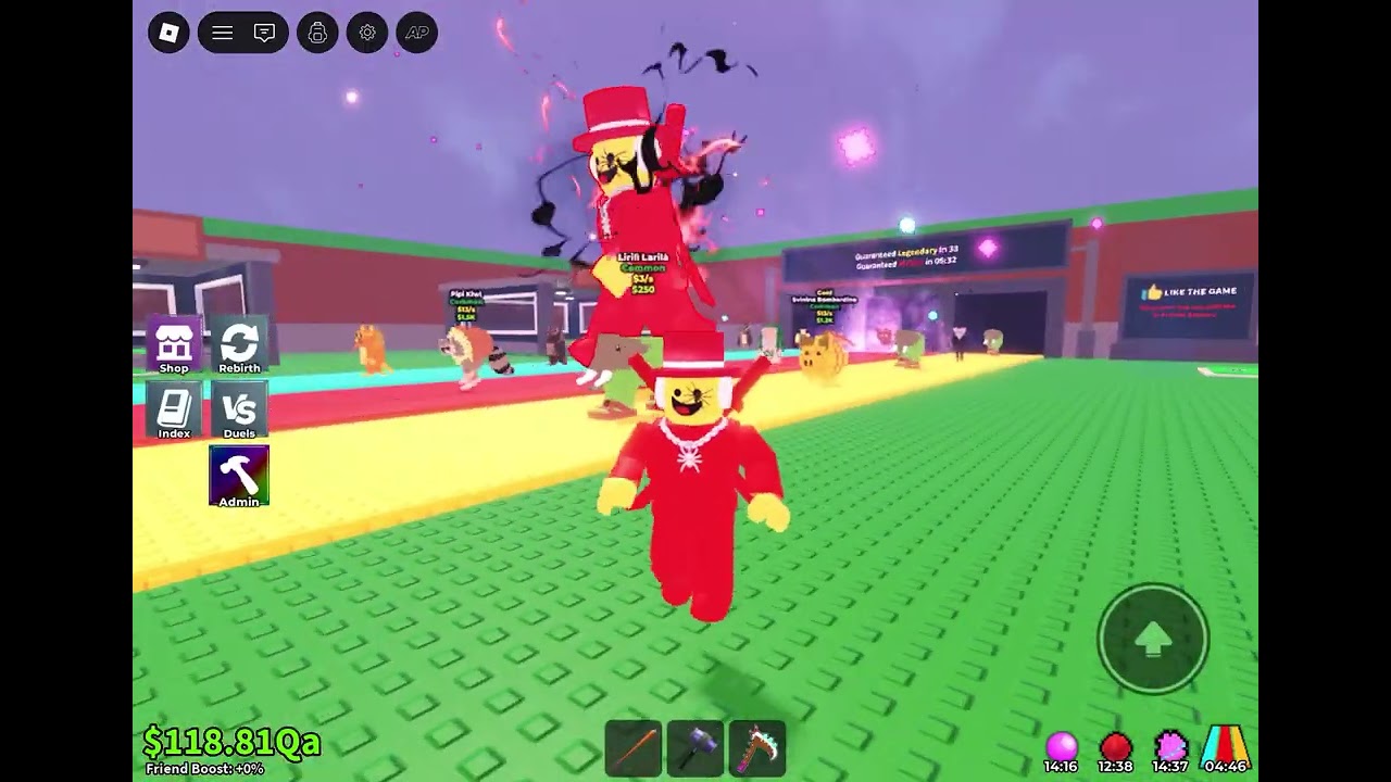 Taco Tuesday Admin Abuse #stealabrainrot #roblox #sammy 