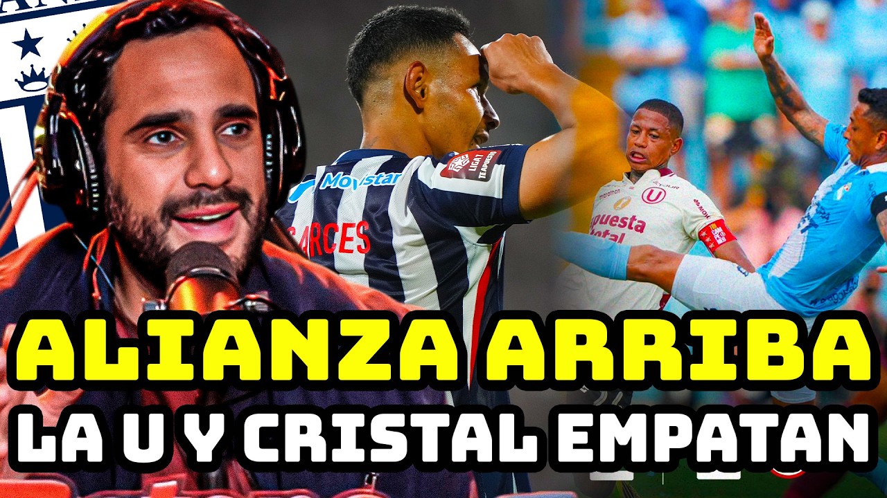 ALIANZA LIMA GANÓ Y ES LÍDER APROVECHANDO EL EMPATE ENTE LA U Y CRISTAL