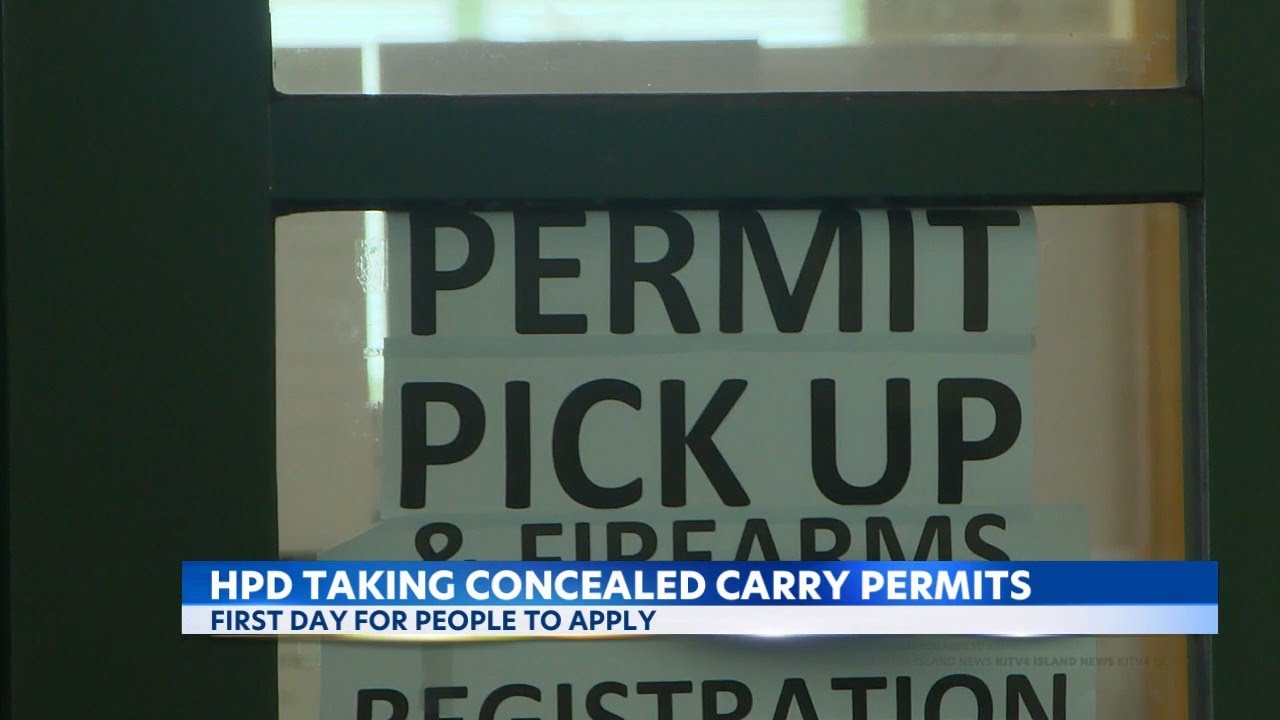 Concealed carry application process ‘discouraging,’ some Honolulu residents say