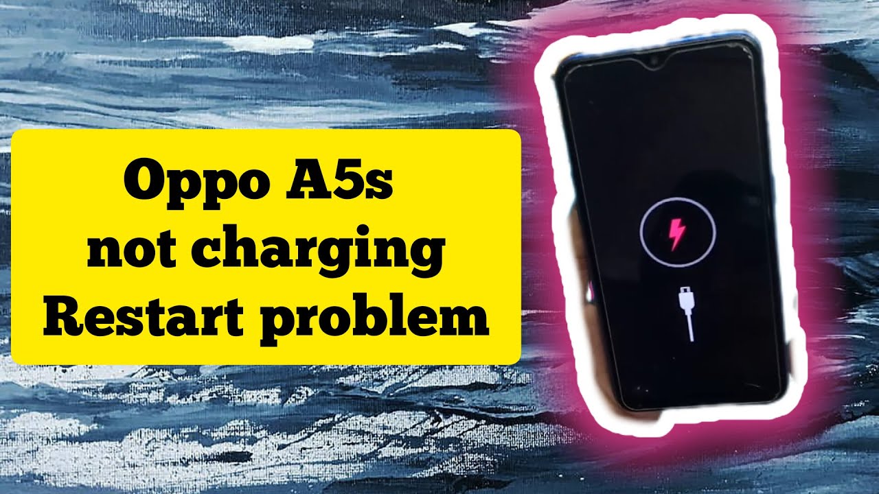 oppo a5s not charging || restart problem #oppo