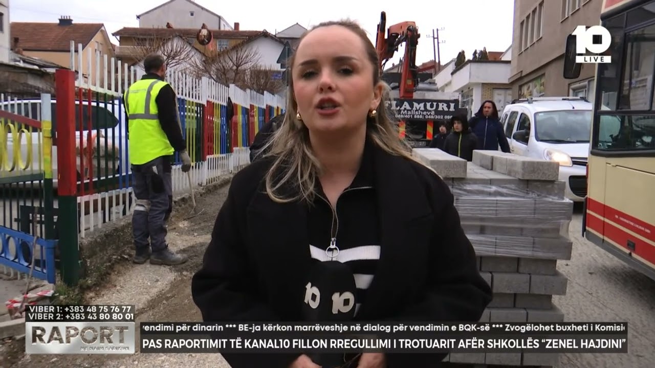 Pas raportimit të Kanal10 fillon rregullimi i totuarit afër shkollës ‘Zenel Hajdini’