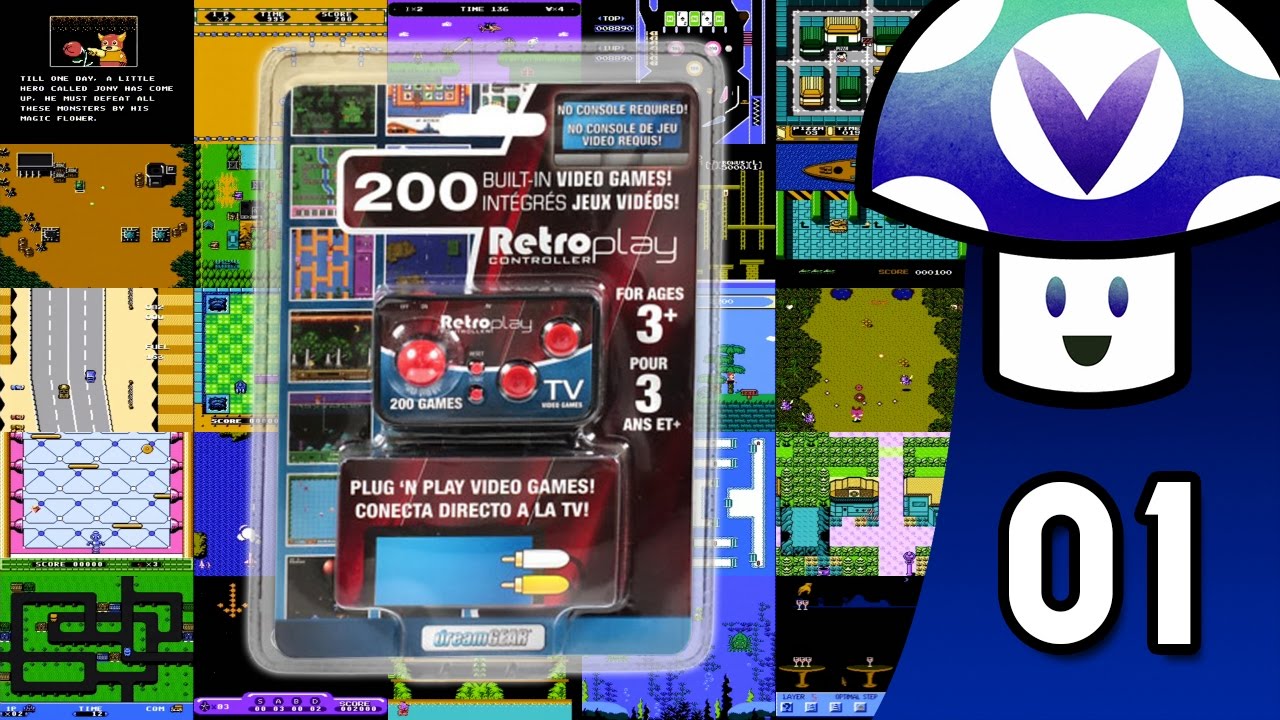 [Vinesauce] Vinny - My Arcade RetroPlay Plug & Plague 200 Games (part 1)