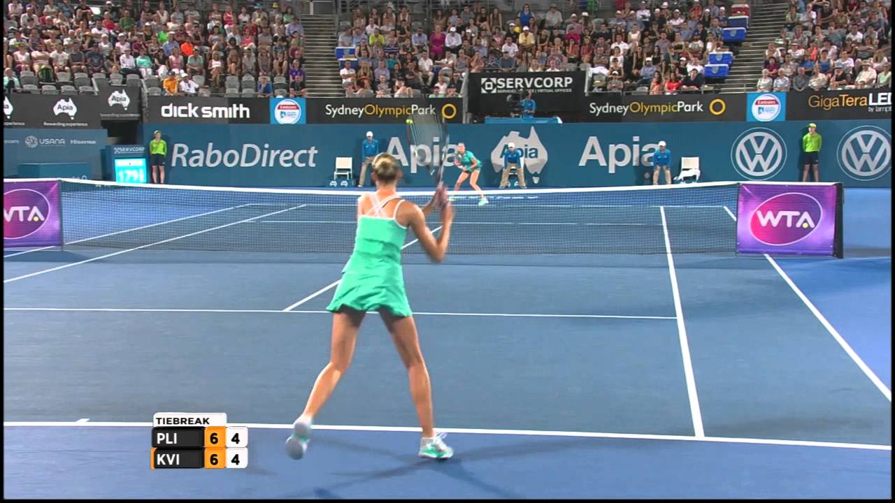 Karolina Pliskova v Petra Kvitova highlights (final) - Apia International Sydney 2015
