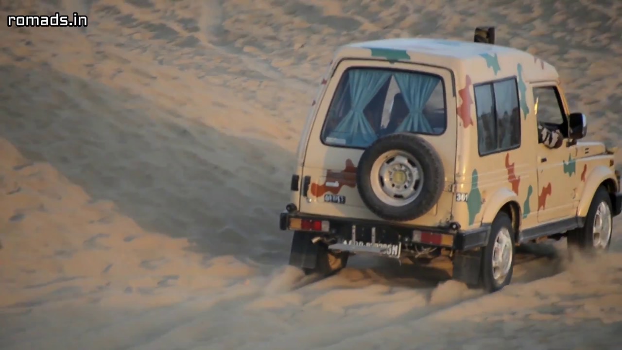 4/6 Sand Off Roading By Indian Army's 4x4 Gypsy, Sam Sand Dunes, Jaisalmer (2015-02-03)