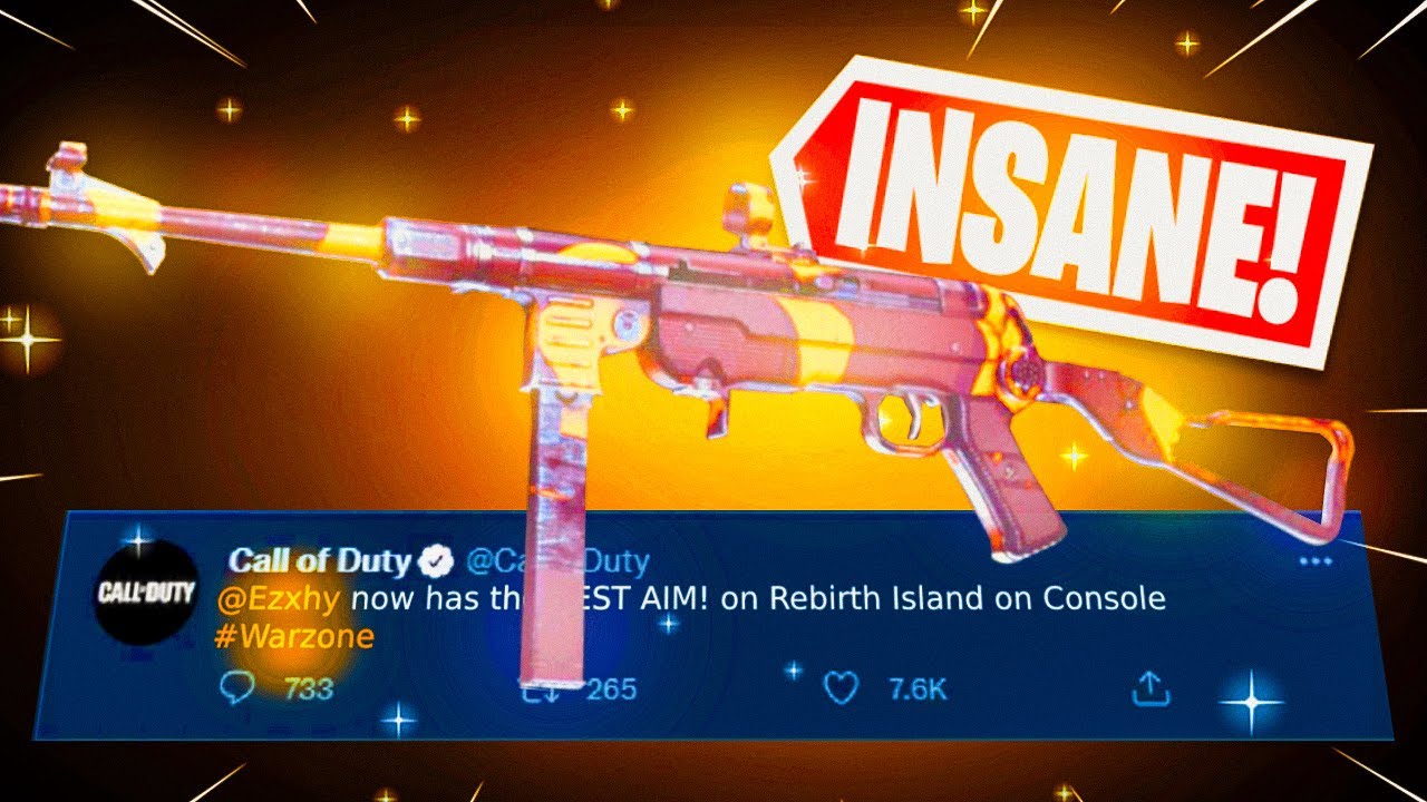 i am The BEST CONSOLE AIMED PLAYER on REBIRTH ISLAND! 😱🎮 (Vanguard Warzone)