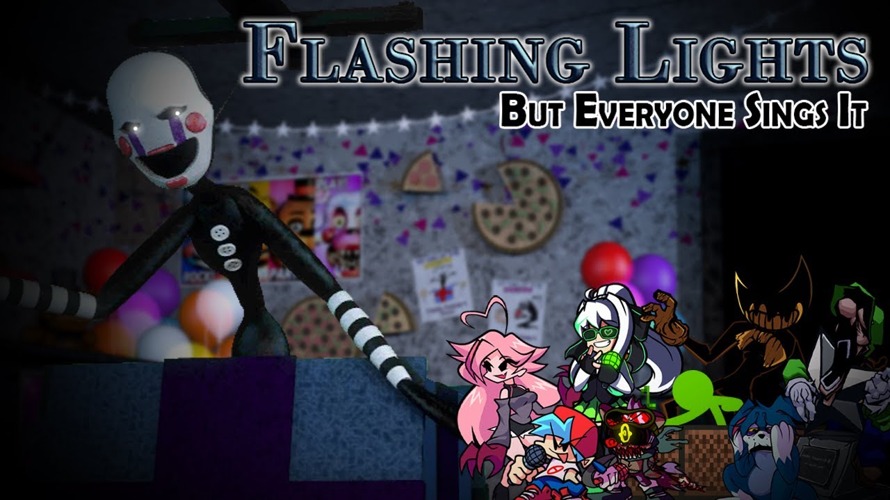 Flashing Lights but Everyone sings It - FNF Betadciu