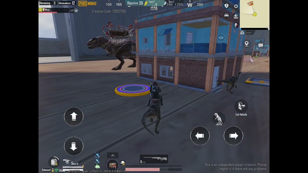 PUBG ￼I stole enemy dinosaurs 🦖 ￼