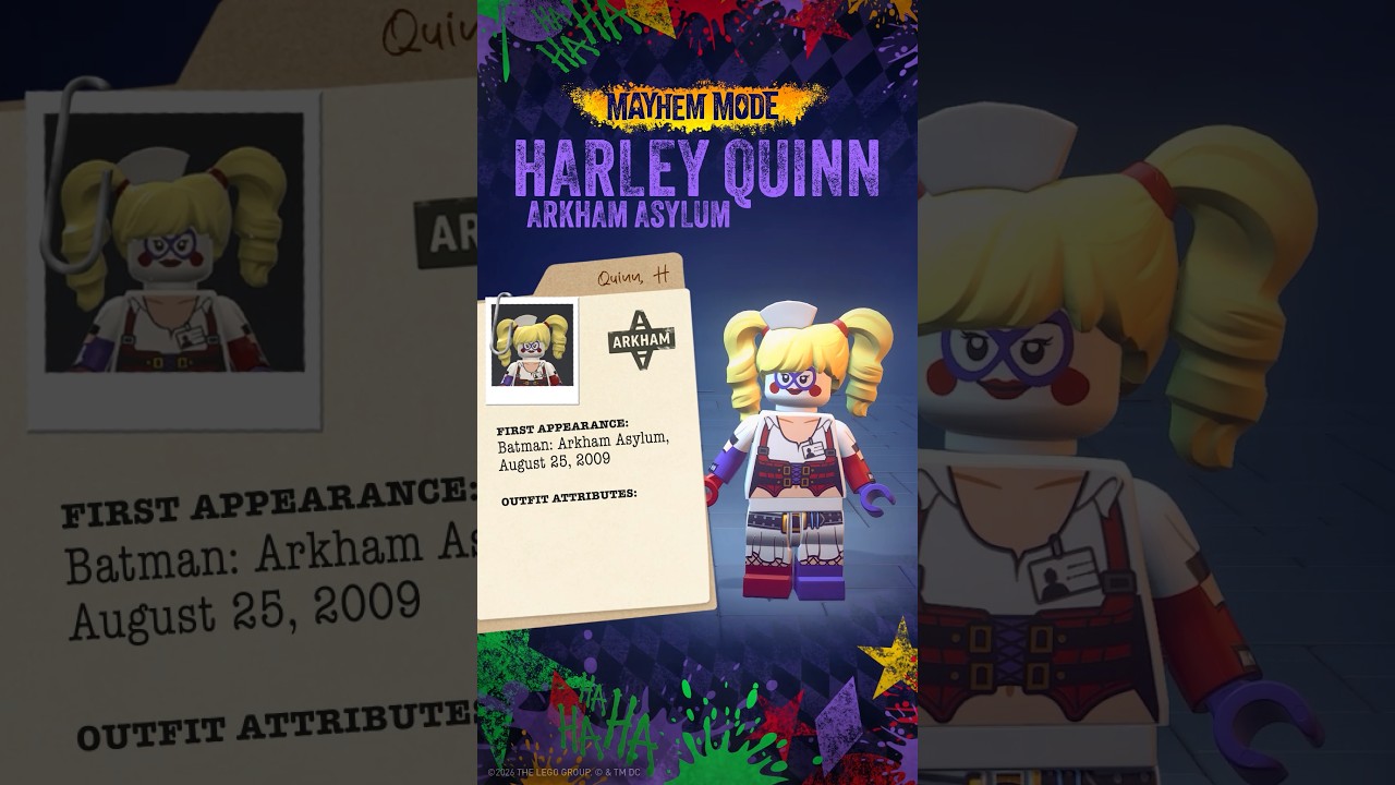 LEGO Batman: Legacy of the Dark Knight | Harley Quinn - Arkham Asylum #legobatmangame  #lego #batman