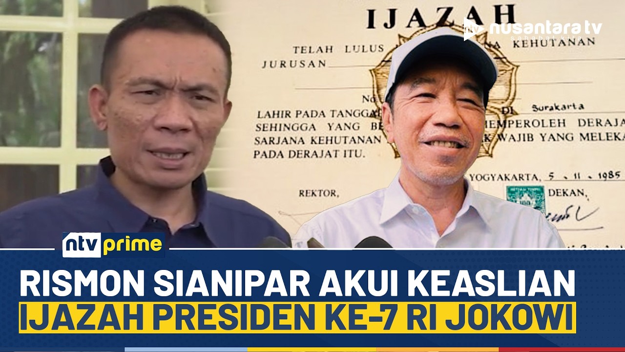 [LIVE] Rismon Sianipar Akui Keaslian Ijazah Presiden Ke-7 Ri Joko Widodo | NTV PRIME