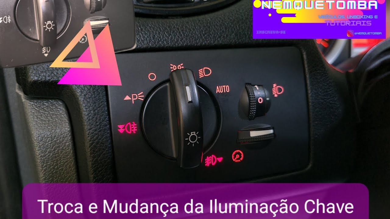 Troca e Mudança da Iluminação Chave Farol Ford Focus Guia 2009