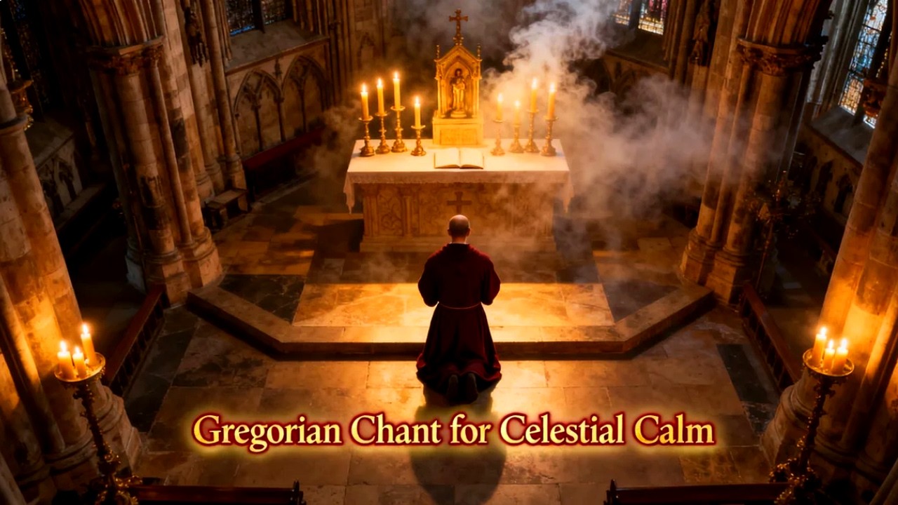 Gregorian Chant for Healing Sleep and Sacred Holy Peace | Benedictine Ambience and Sacred Balance