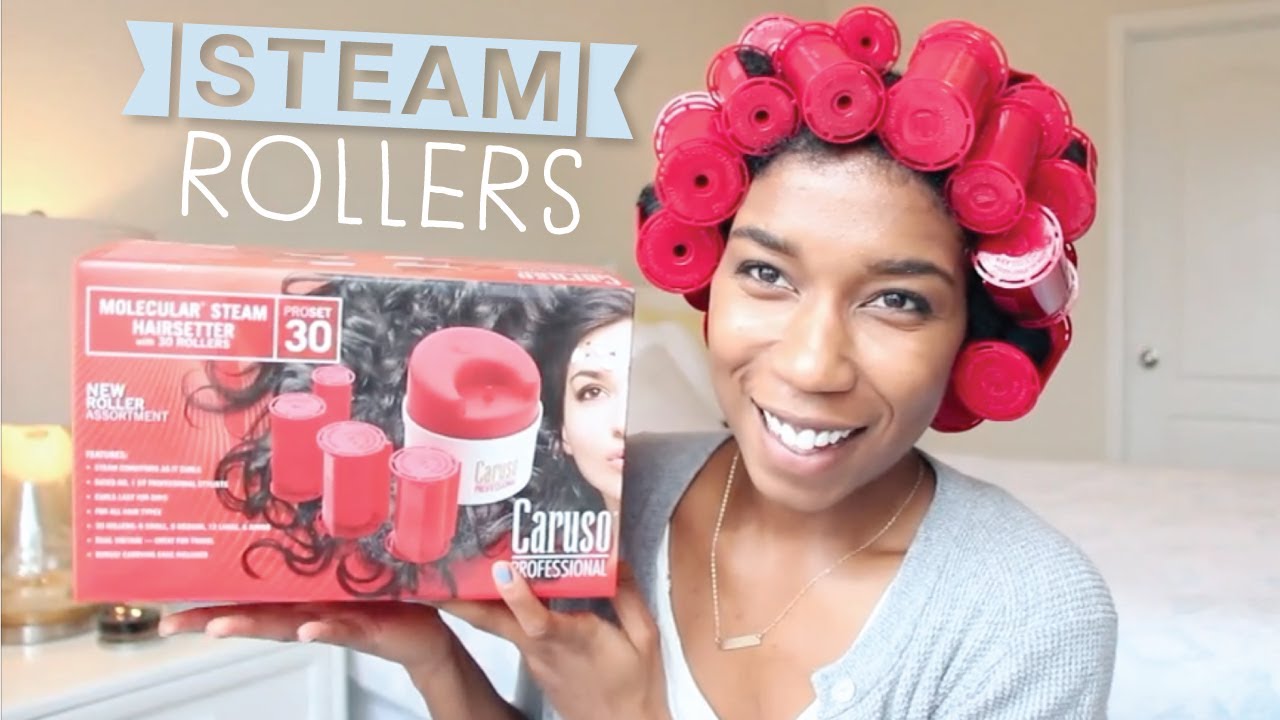 Caruso Steam Rollers First Impression Review + Demo! Natural Hair | Naptural85
