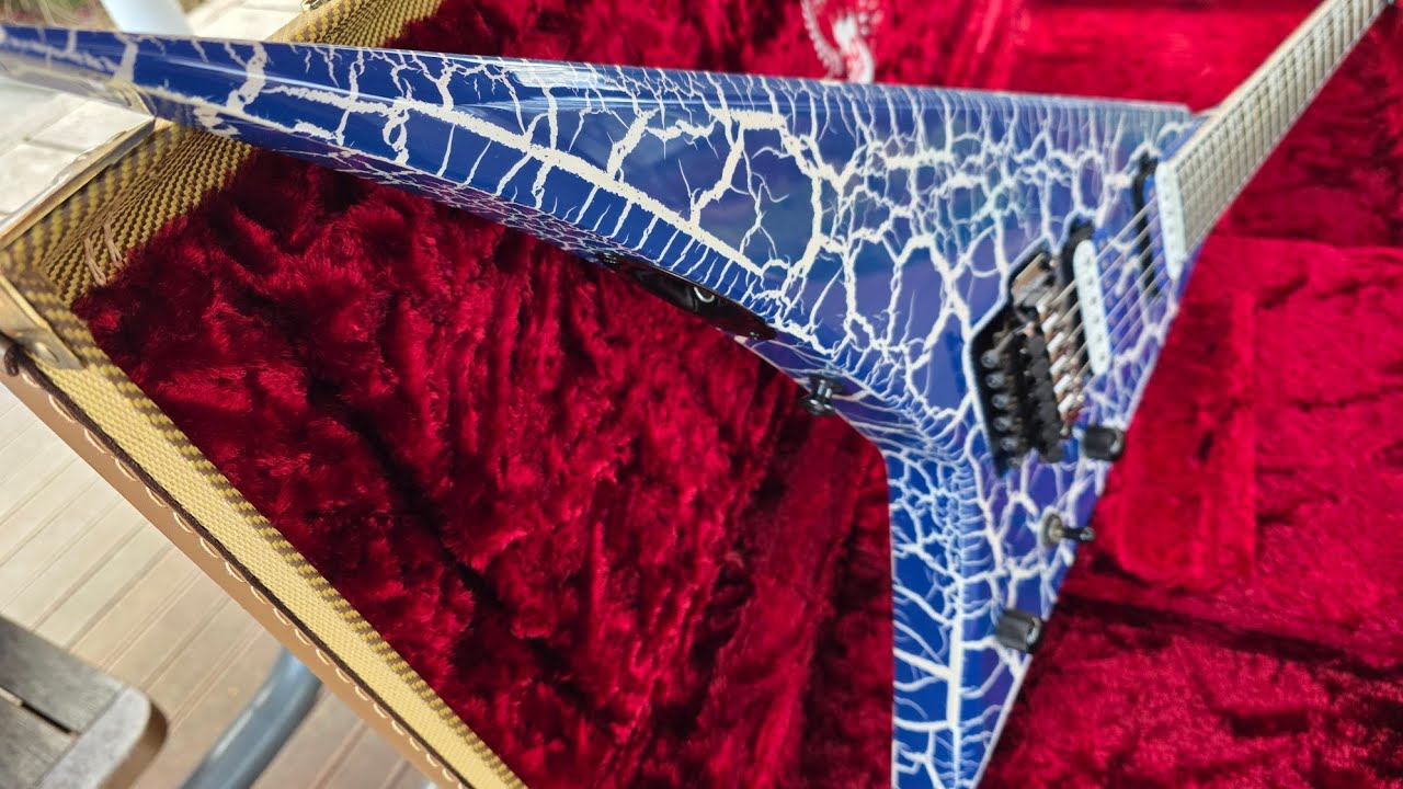 잭슨 RR-24 프로 랜디 로즈 라이트닝 크랙클  JACKSON PRO RANDY RHOADS LIGHTNING CRACKLE