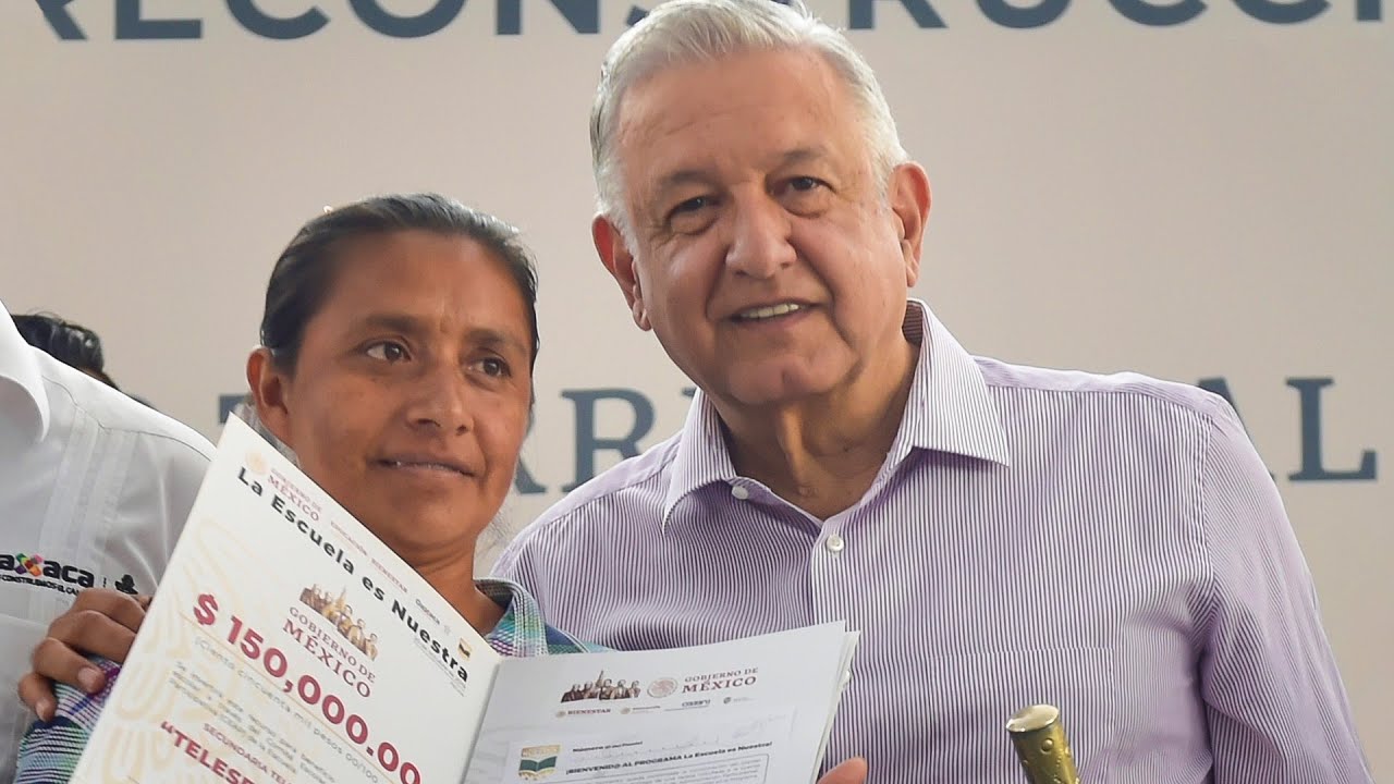 'La Escuela es Nuestra' y Programa Nacional de Reconstrucción, desde Oaxaca