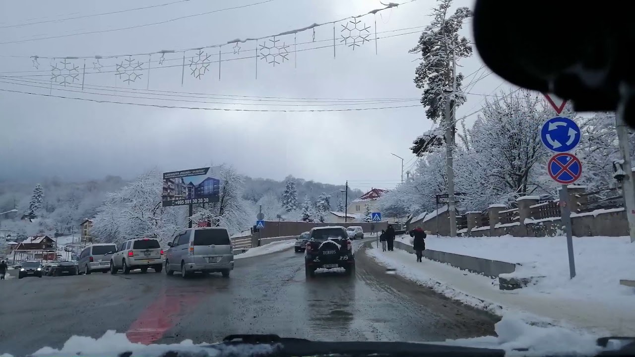 Авто прогулка по Бакуриани