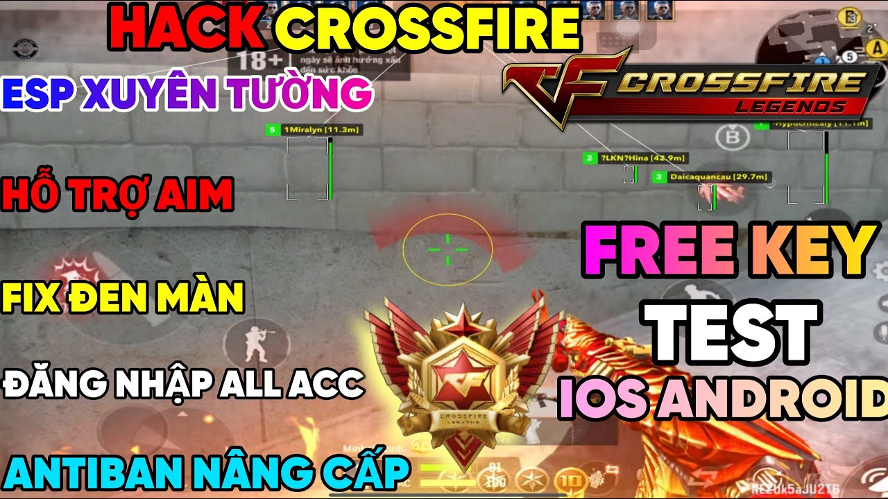 HACK CFM VNG | HACK CROSSFIRE LEGENDS | ESP, AIMBOT KHÔNG GIẬT, CHẠY NHANH, NHẢY CAO, ANTIBAN 100%