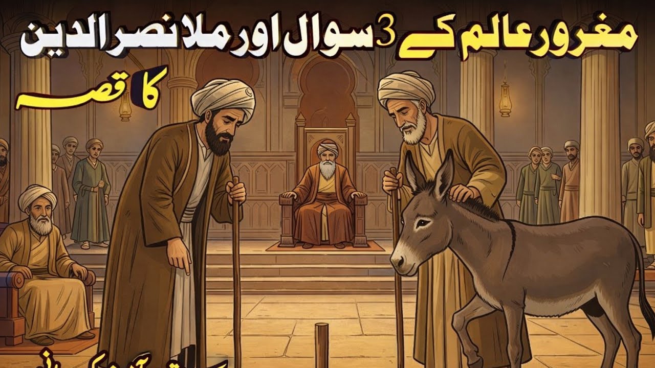 Gharoor Ka Anjaam | Mulla Nasruddin Ka Zabardast Qissa | Islamic Moral Story Urdu Hindi