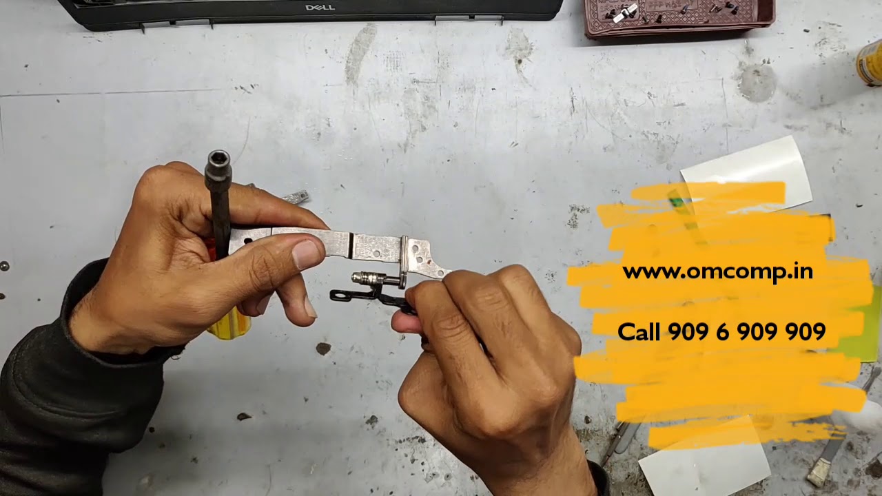 Dell Inspiron 15 (7570)Damaged Hinges Body Repair.  📞 9096909909