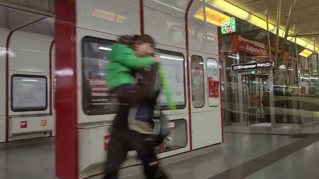U1 Mitfahrt Stephansplatz nach Leopoldau (U-Bahn Wien SGP Type U1/U11)(16.04.2024)