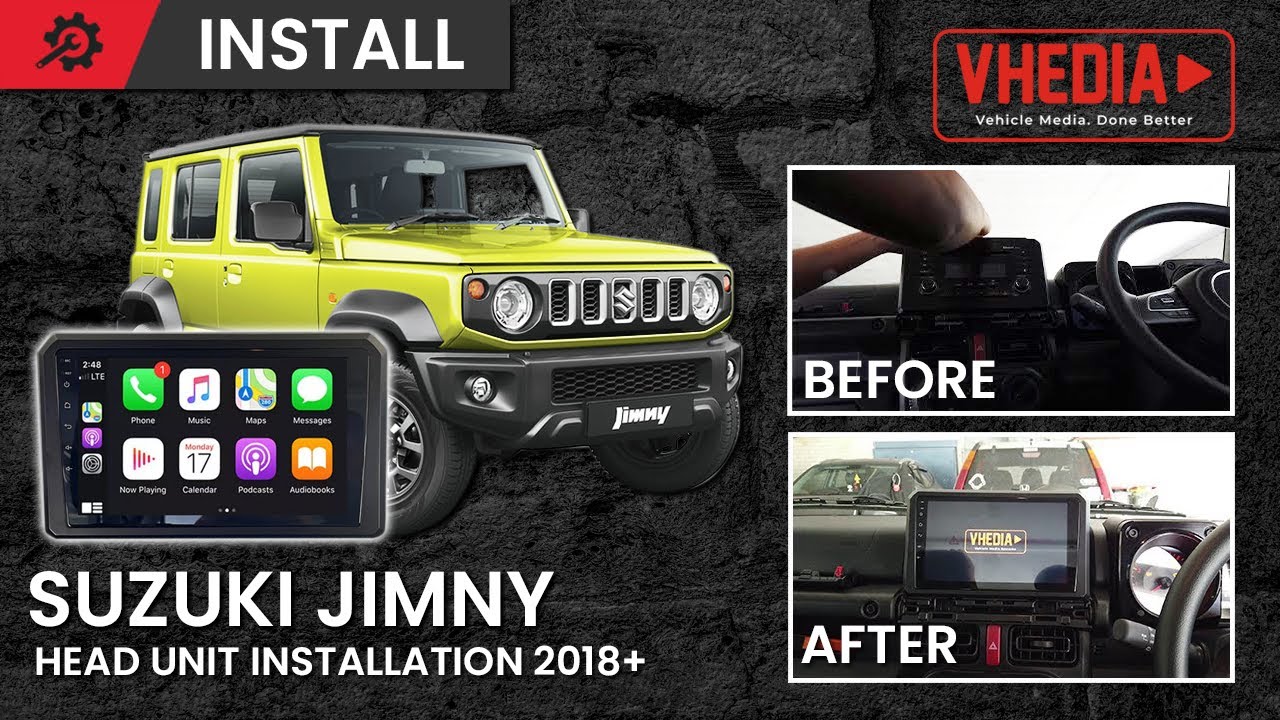 Установка головного устройства Suzuki Jimny 2018+ — X серия