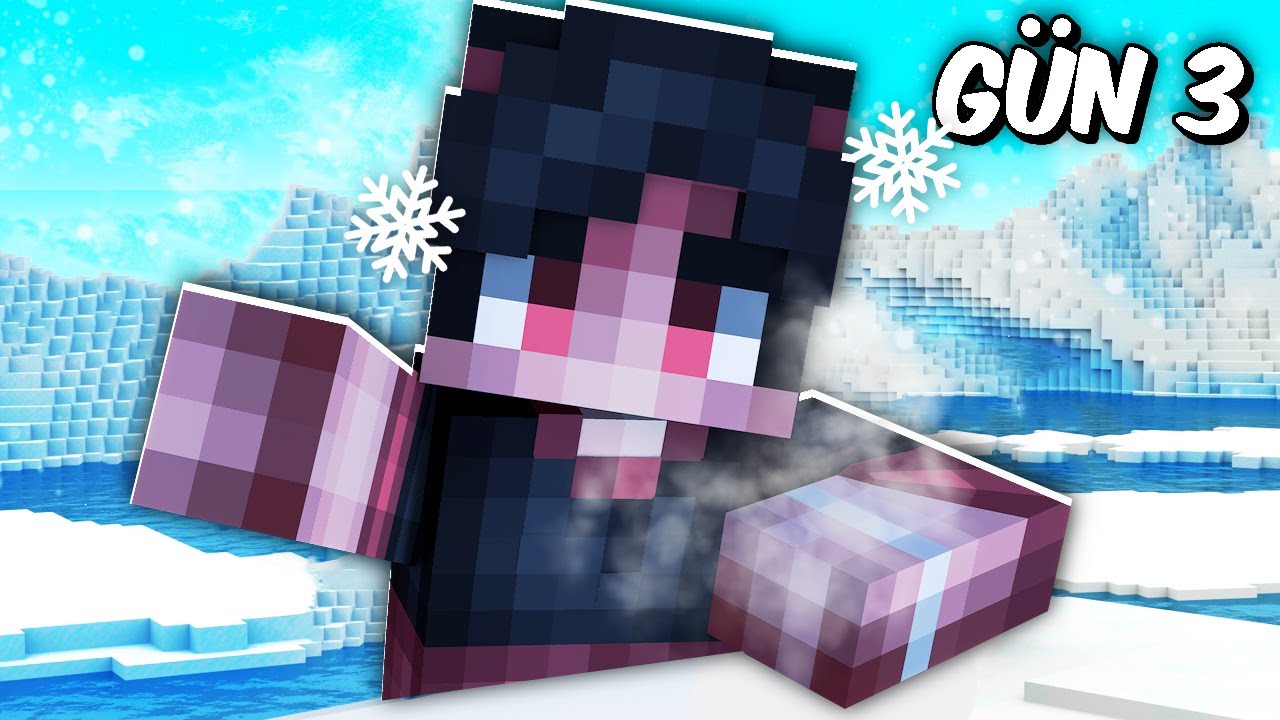 Minecraft'ın EN SOĞUK KAR Dünyasında Hayatta Kalmak..