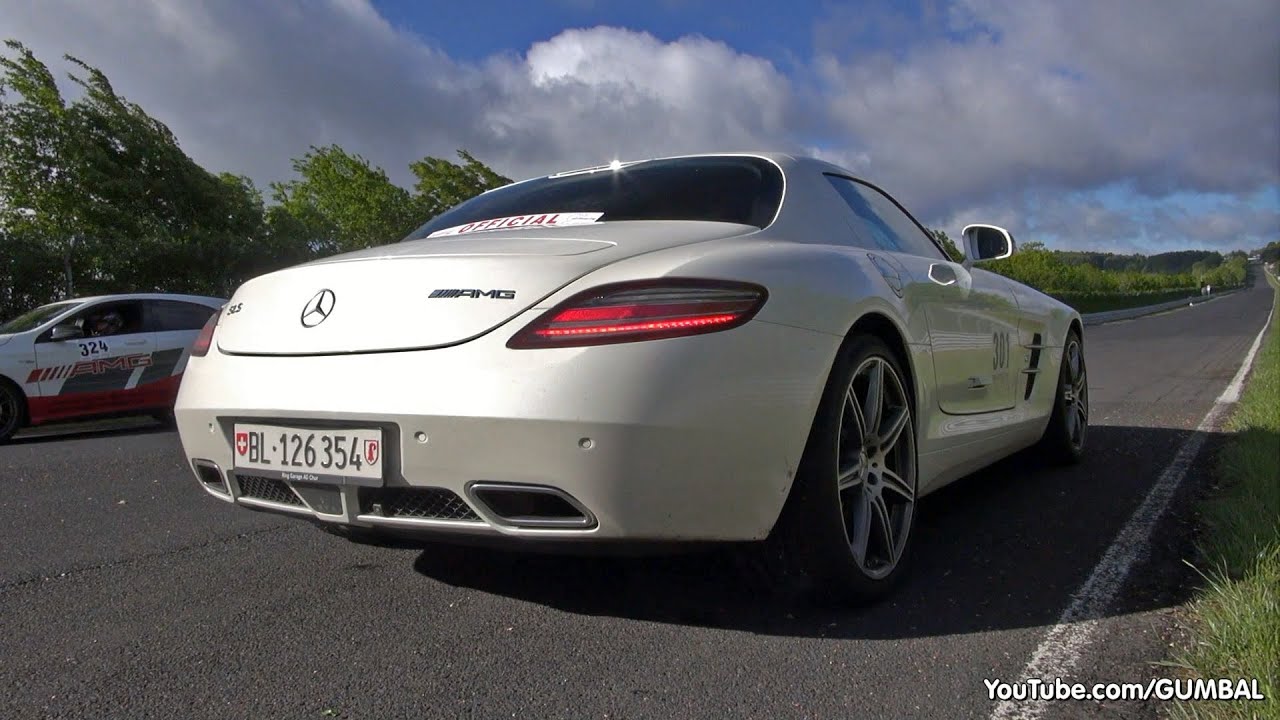 Mercedes-Benz SLS AMG - Start, Revs & Accelerating!