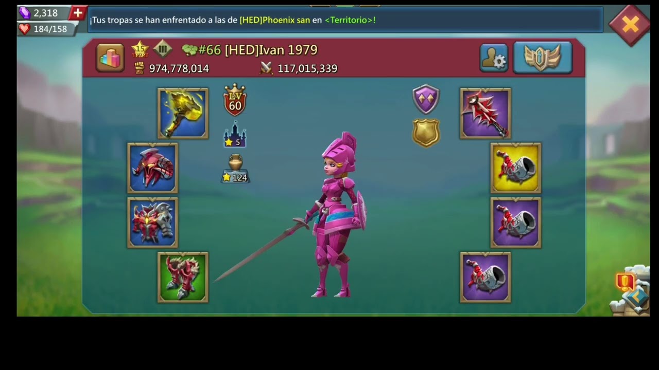 Lords Mobile ES- kvk objetivos online | free kills | CNUM Trap