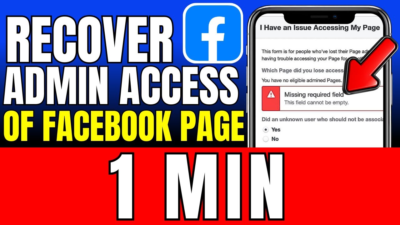 Как восстановить административный доступ к странице Facebook (2026)