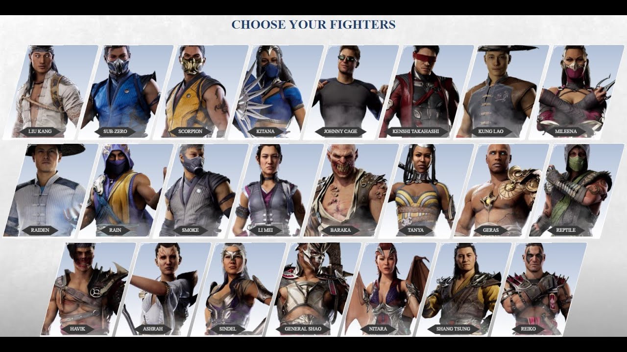 Mortal Kombat 1 (2023) Characters Bios and Endings