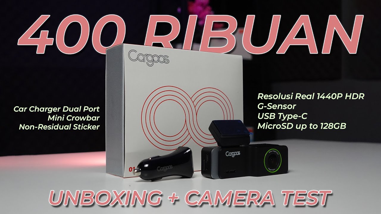 Unboxing & Penjelasan Lengkap All-New Cargoos O1 Dash Cam | TIDAK ADA LAWAN DI HARGANYA 🔥🔥