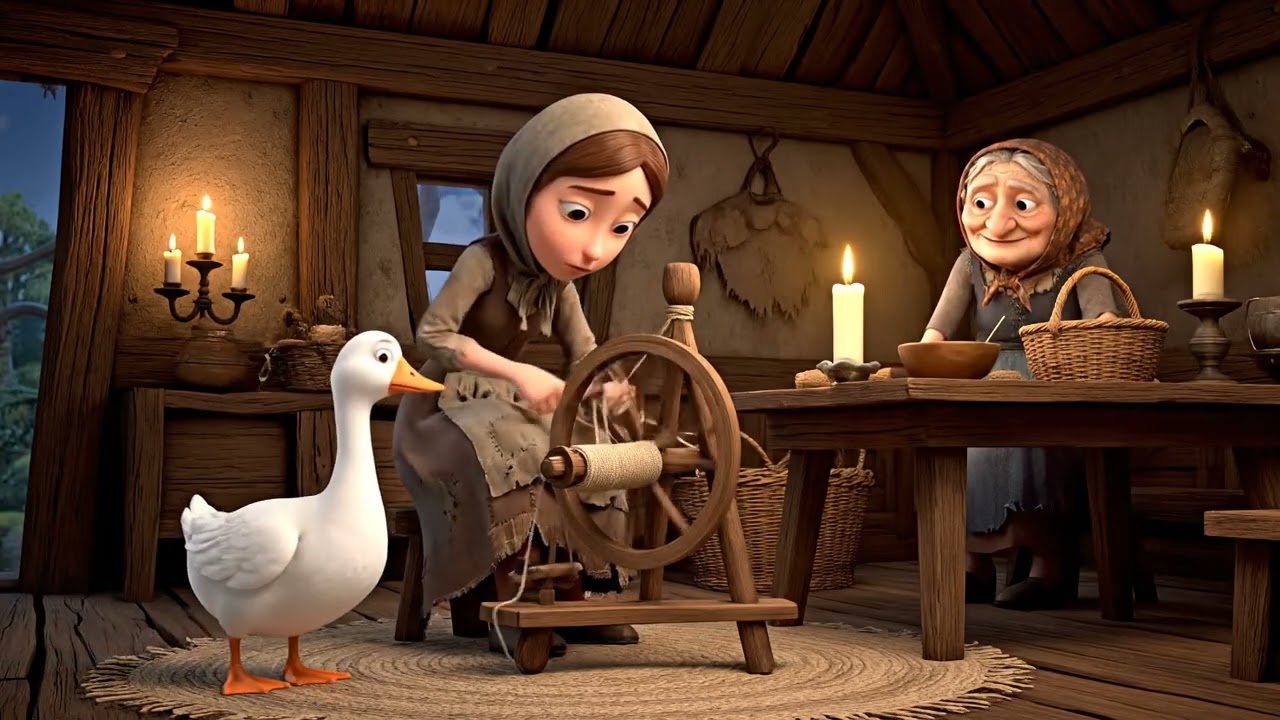 The Goose Girl at the Well  | 3D AI Animation | Grimm's Fairy Tales