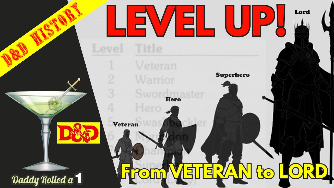 🎲🐉Why Did D&D Stop Using Level Titles? - The Forgotten History of Myrmidons, Thaumaturgists & More