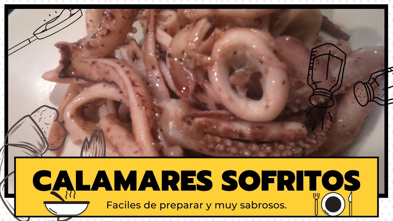 Calamares, sofritos y faciles de preparar