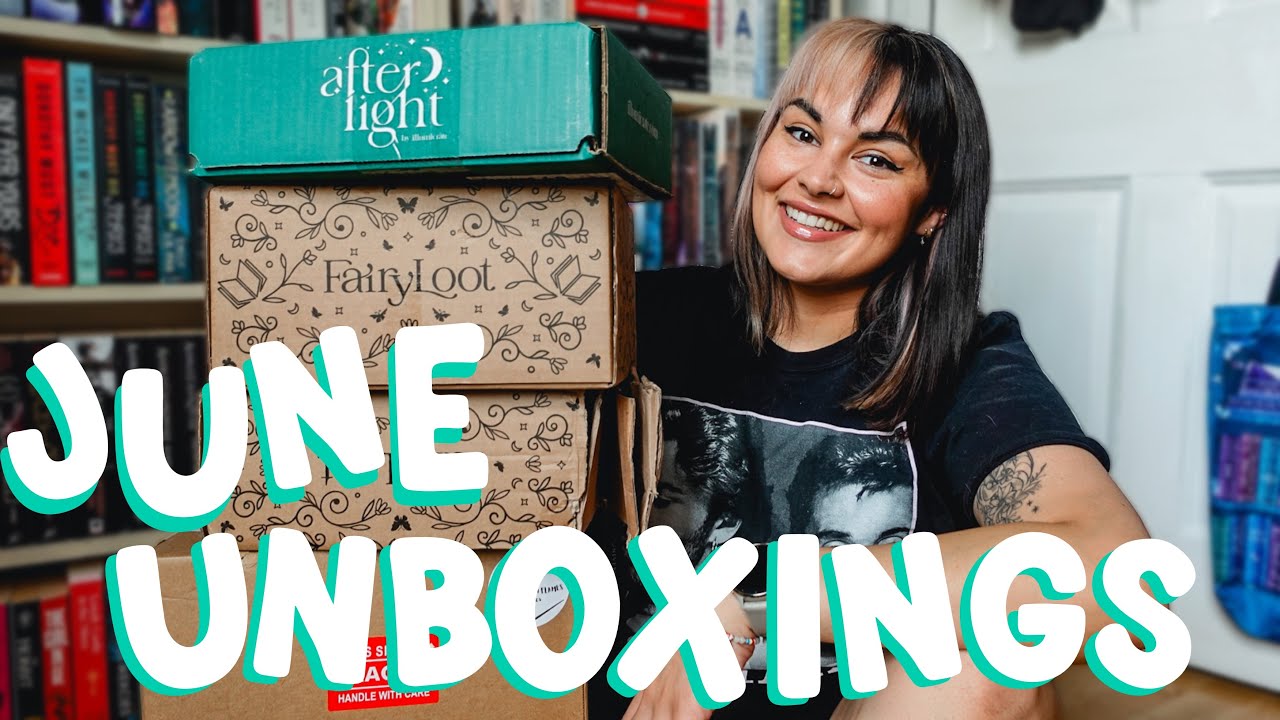 June Book Unboxing! Fairyloot, Afterlight & Bookish Candles  ✨ 2025