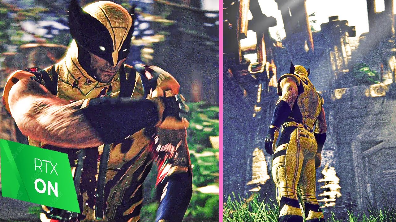 Marvel's Wolverine Graphics Mod for X-Men Origins Wolverine Ray Tracing PBR Textures Gameplay