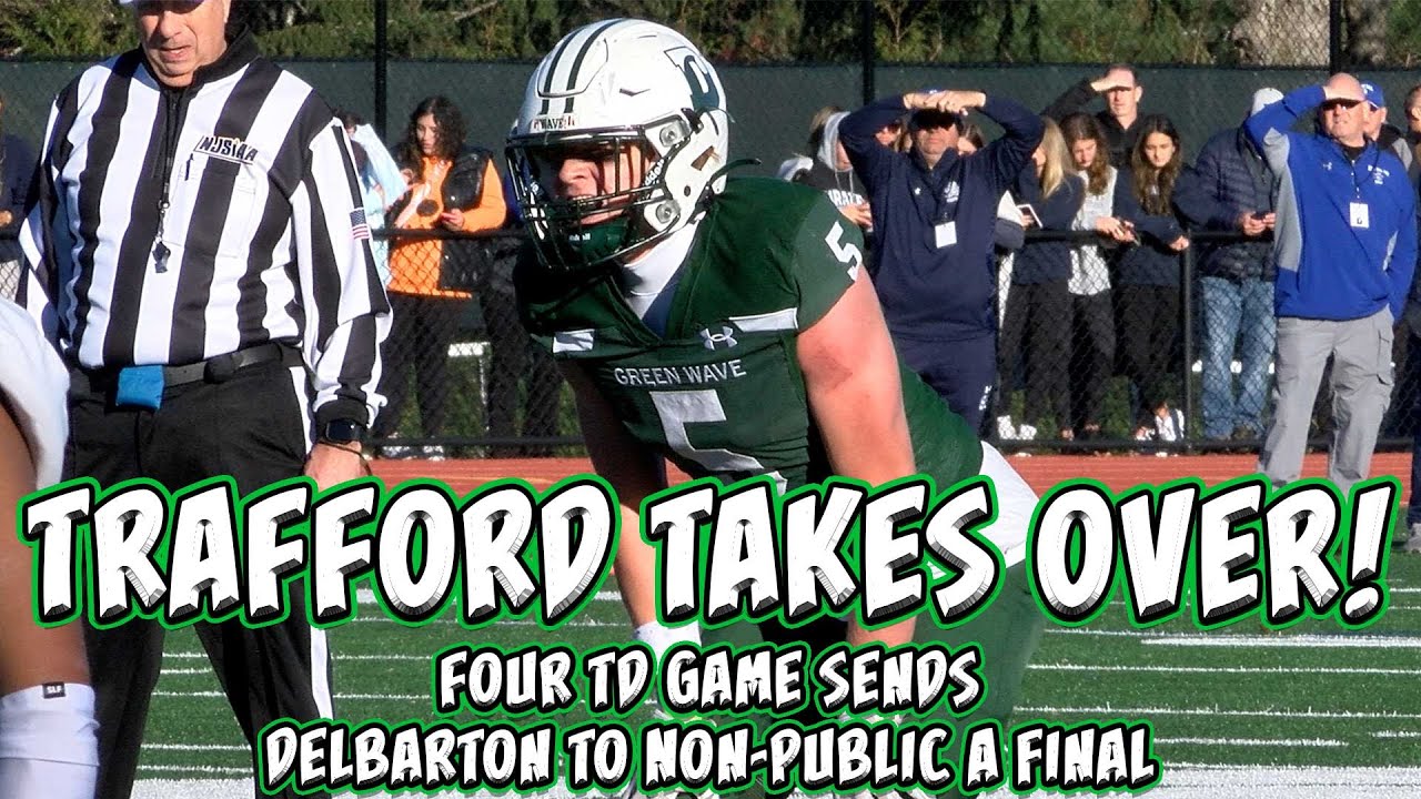 Delbarton 38 Seton Hall Prep 23 | Non-Public A Semifinal | Ryan Trafford 220 Yards + 4 TDs!